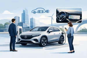 Makine elektrike Mercedes EQ: çfarë ofron