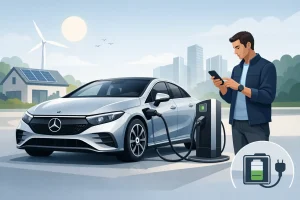 Mercedes electric charging guide i qartë