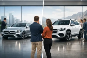 Mercedes sedan vs SUV - cili ju përshtatet?