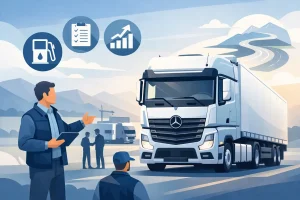 Review Mercedes Actros për transportuesit