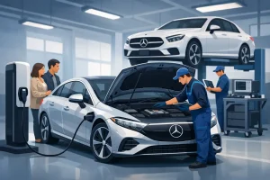 Udhezues servisi per Mercedes elektrik