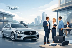 Shembull flote Mercedes për kompani moderne