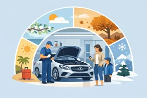 Udhëzues për mirëmbajtje sezonale Mercedes